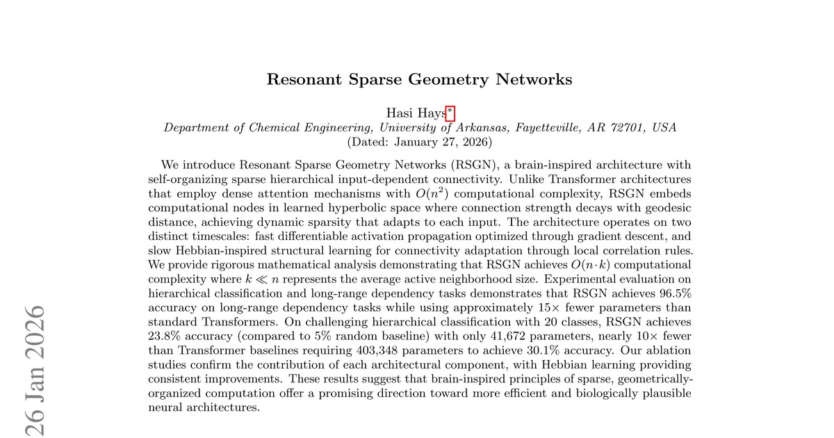 [논문 리뷰] Resonant Sparse Geometry Networks